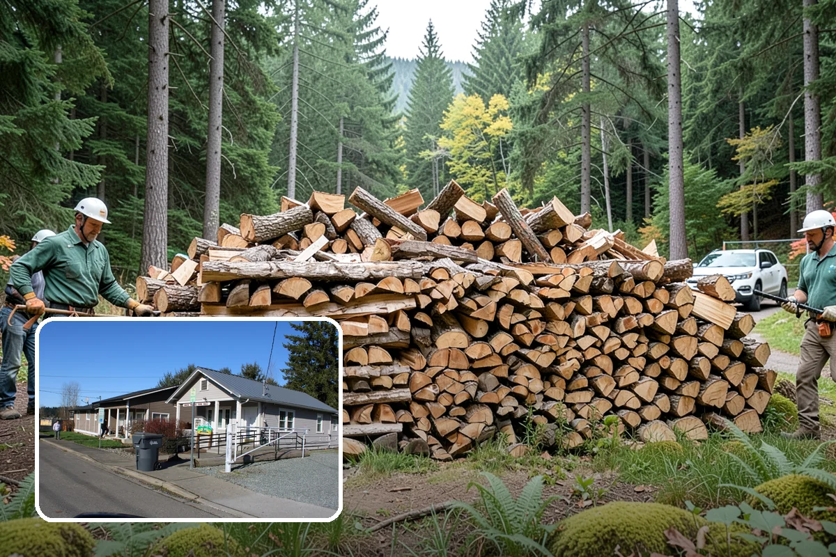Beach Firewood in South Prairie, Pierce County, WA - Lights reliably in humid coastal air