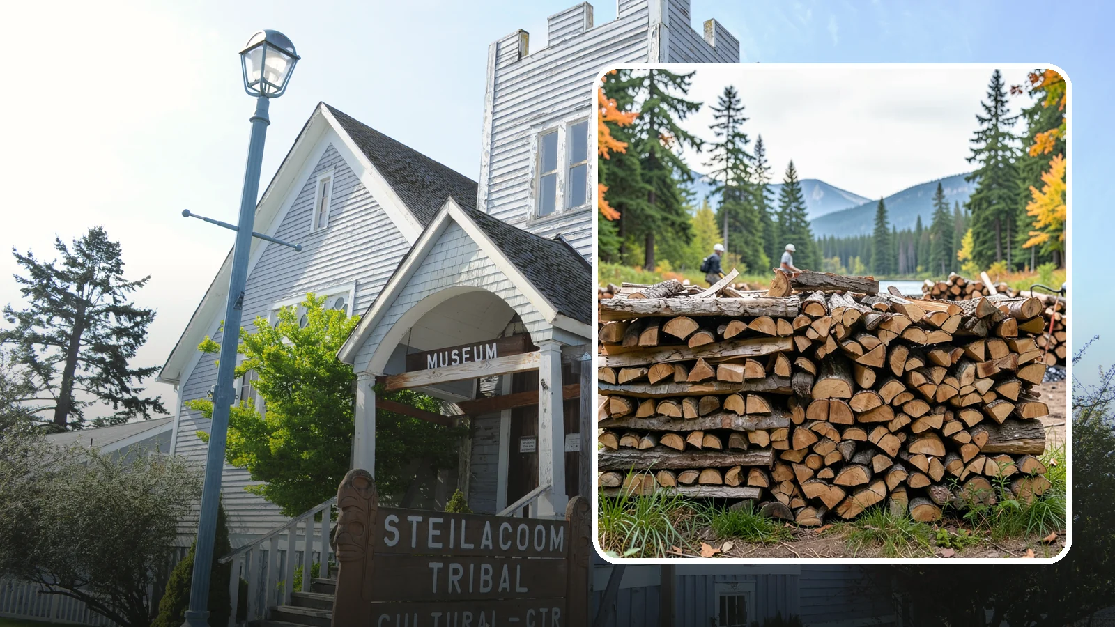 Beach Firewood in Steilacoom, Pierce County, WA - Bundled, ready-to-burn firewood for beach fires and coastal gatherings.