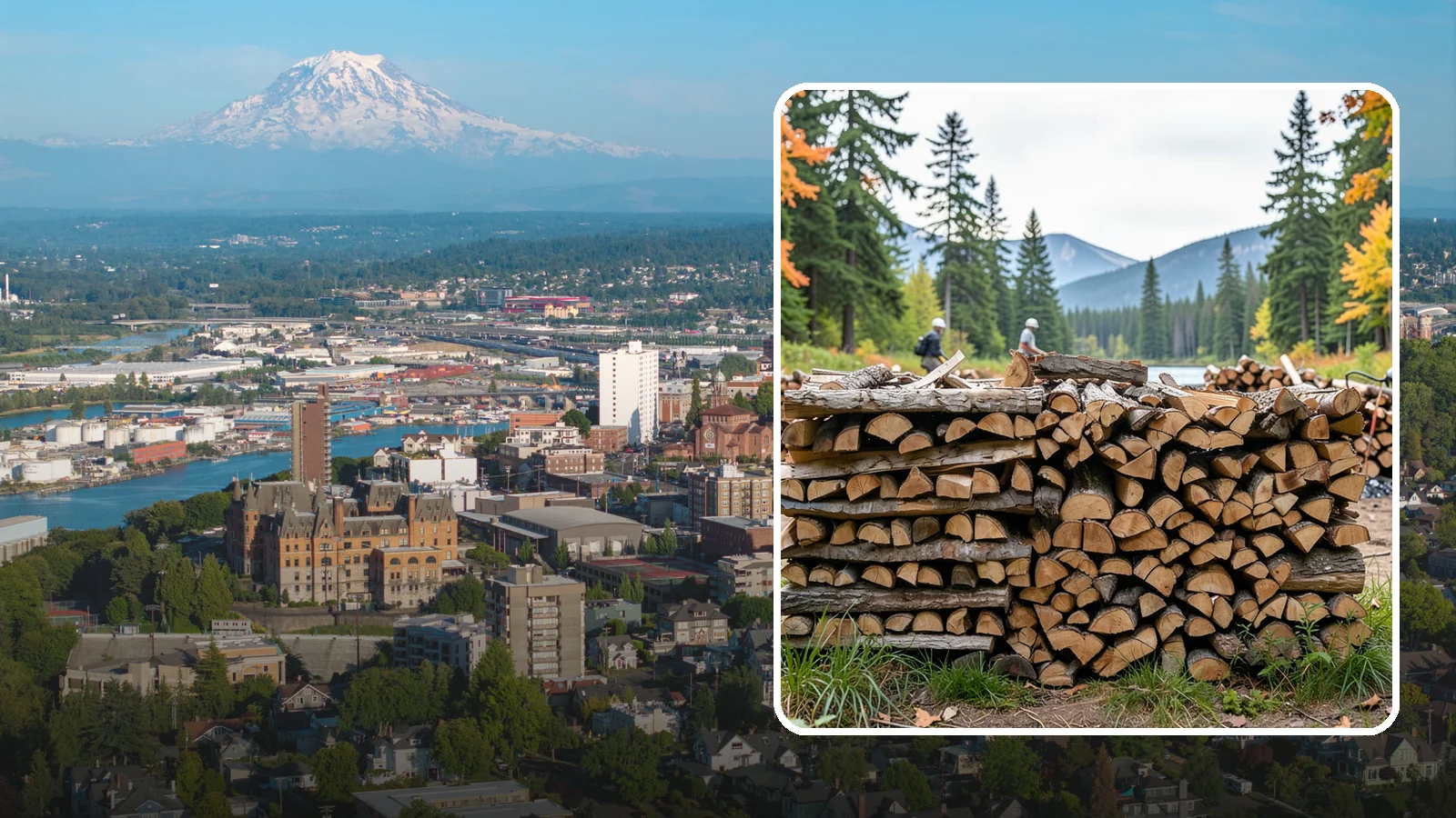 Beach Firewood in Tacoma, Pierce County, WA - Bundled, ready-to-burn firewood for beach fires and coastal gatherings.