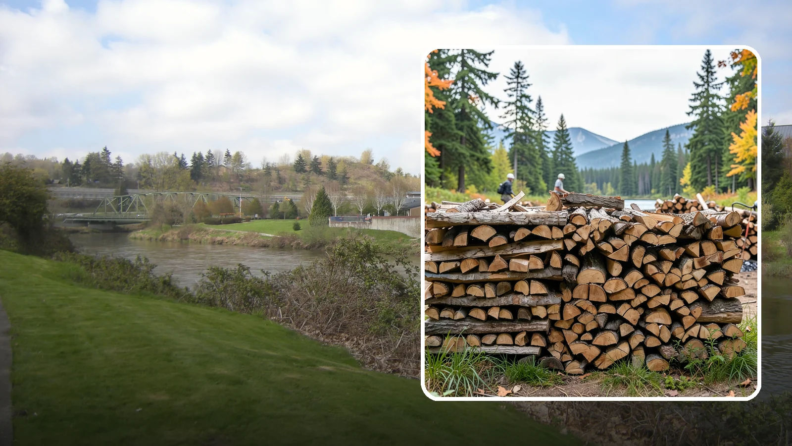 Beach Firewood in Tukwila, King County, WA - Bundled, ready-to-burn firewood for beach fires and coastal gatherings.