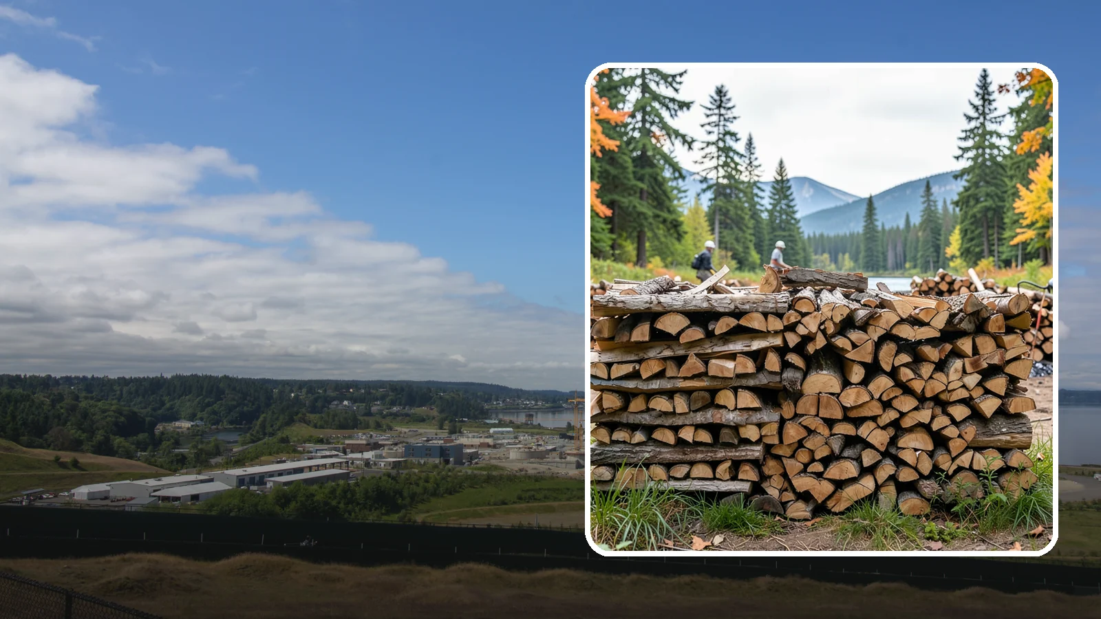 Beach Firewood in University Place, Pierce County, WA - Bundled, ready-to-burn firewood for beach fires and coastal gatherings.