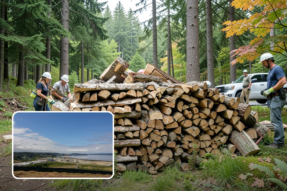 Beach Firewood in University Place, Pierce County, WA - Lights reliably in humid coastal air