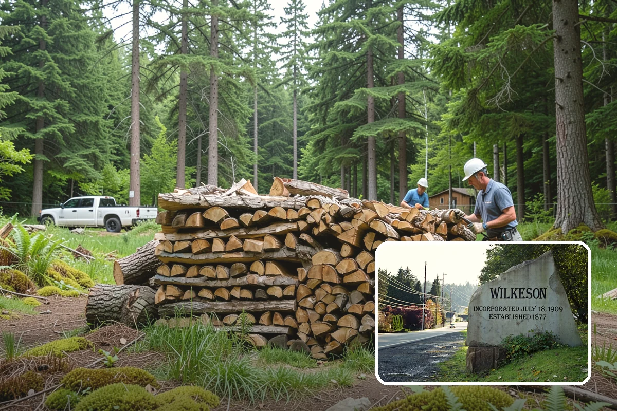 Beach Firewood in Wilkeson, Pierce County, WA - Lights reliably in humid coastal air