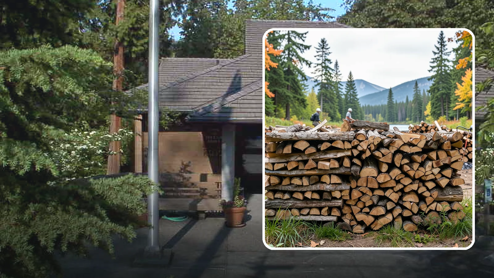 Beach Firewood in Yarrow Point, King County, WA - Bundled, ready-to-burn firewood for beach fires and coastal gatherings.