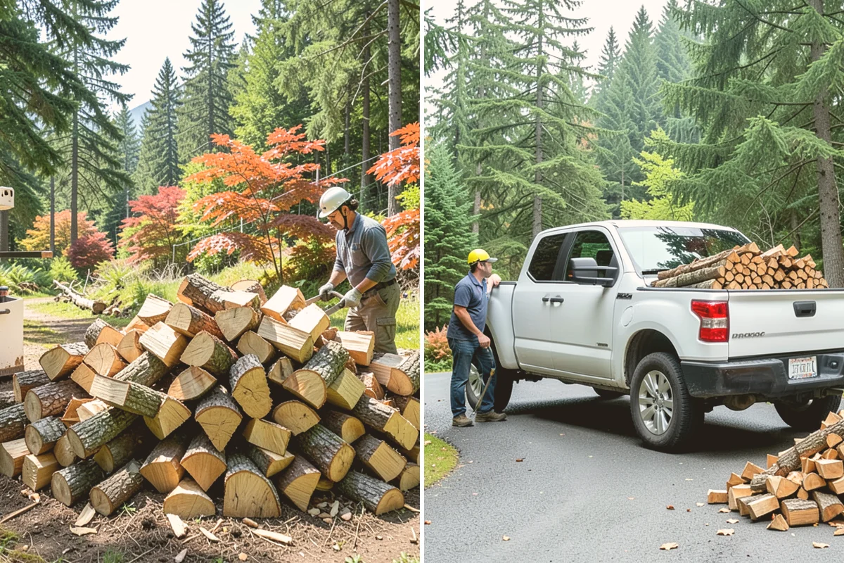 Bonfire Wood in Bellevue, King County, WA - Discuss event size and wood volume