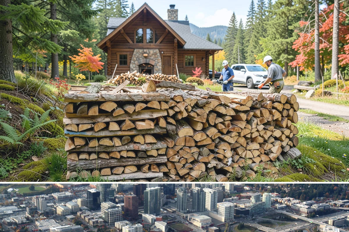 Bonfire Wood in Bellevue, King County, WA - Reserve bonfire wood ahead of summer and fall event season when demand is highest.