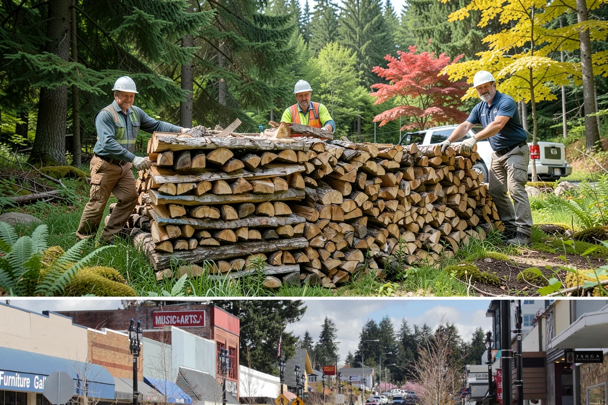 Bonfire Wood in Bothell, King County, WA - Reserve bonfire wood ahead of summer and fall event season when demand is highest.