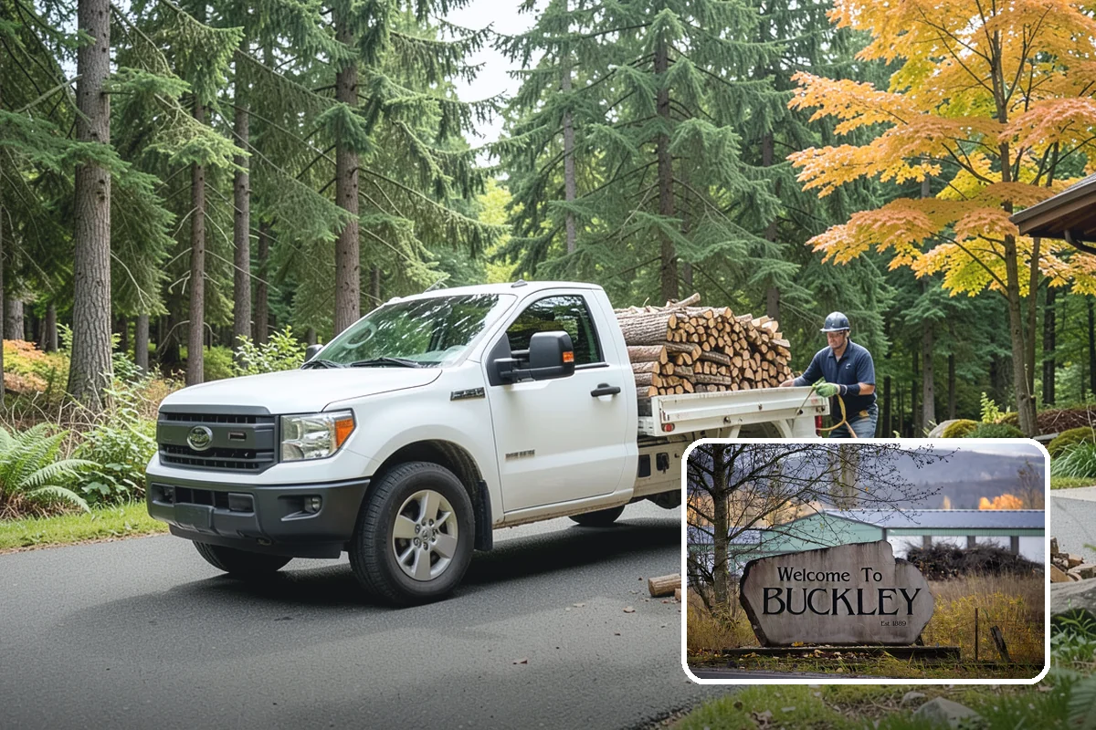 Bonfire Wood in Buckley, Pierce County, WA - Larger splits build a substantial blaze