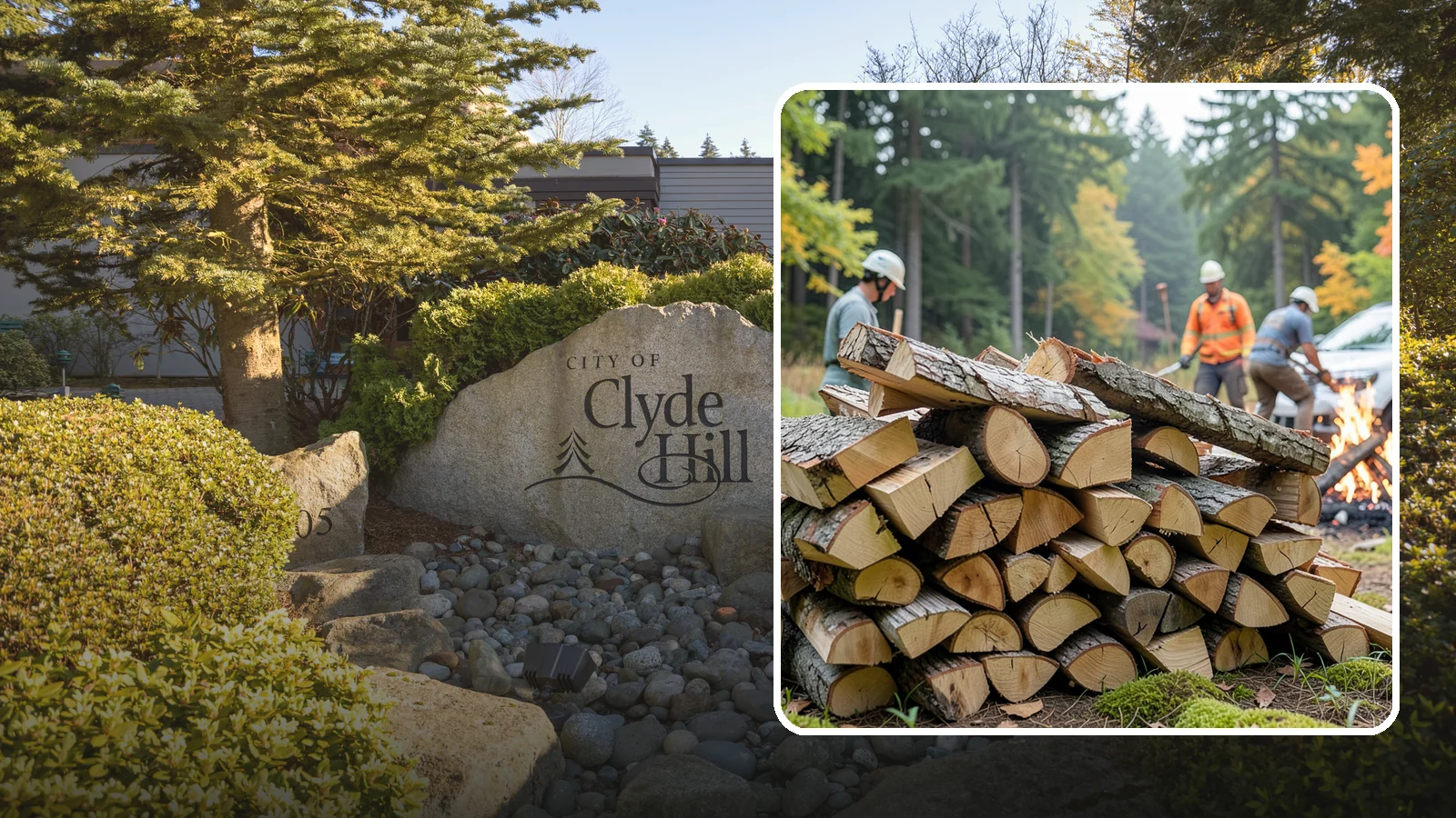 Bonfire Wood in Clyde Hill, King County, WA - Larger split firewood cut for building big, long-lasting bonfires at outdoor events.