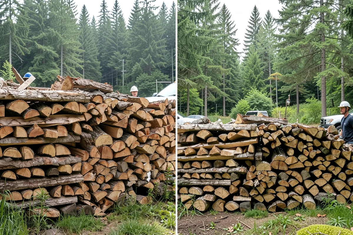 Bonfire Wood in Clyde Hill, King County, WA - Discuss event size and wood volume