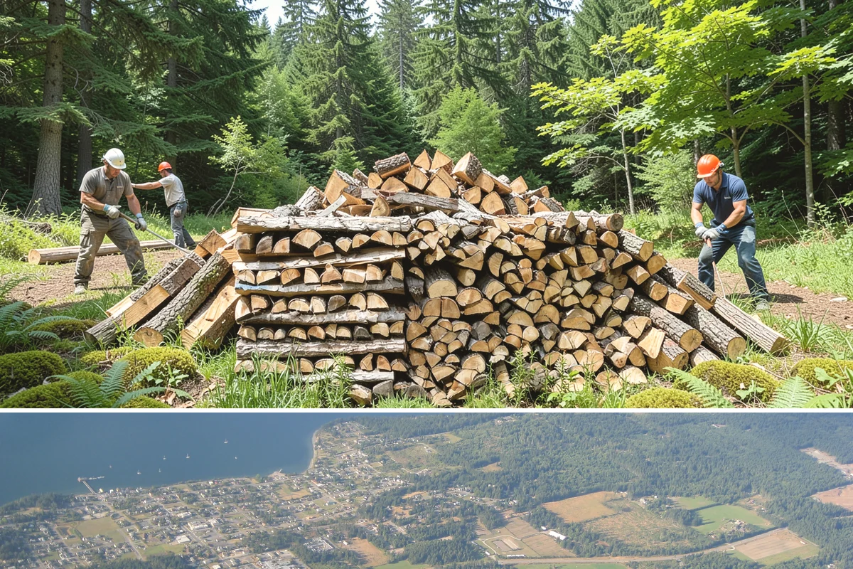 Bonfire Wood in Coupeville, Island County, WA - Reserve bonfire wood ahead of summer and fall event season when demand is highest.
