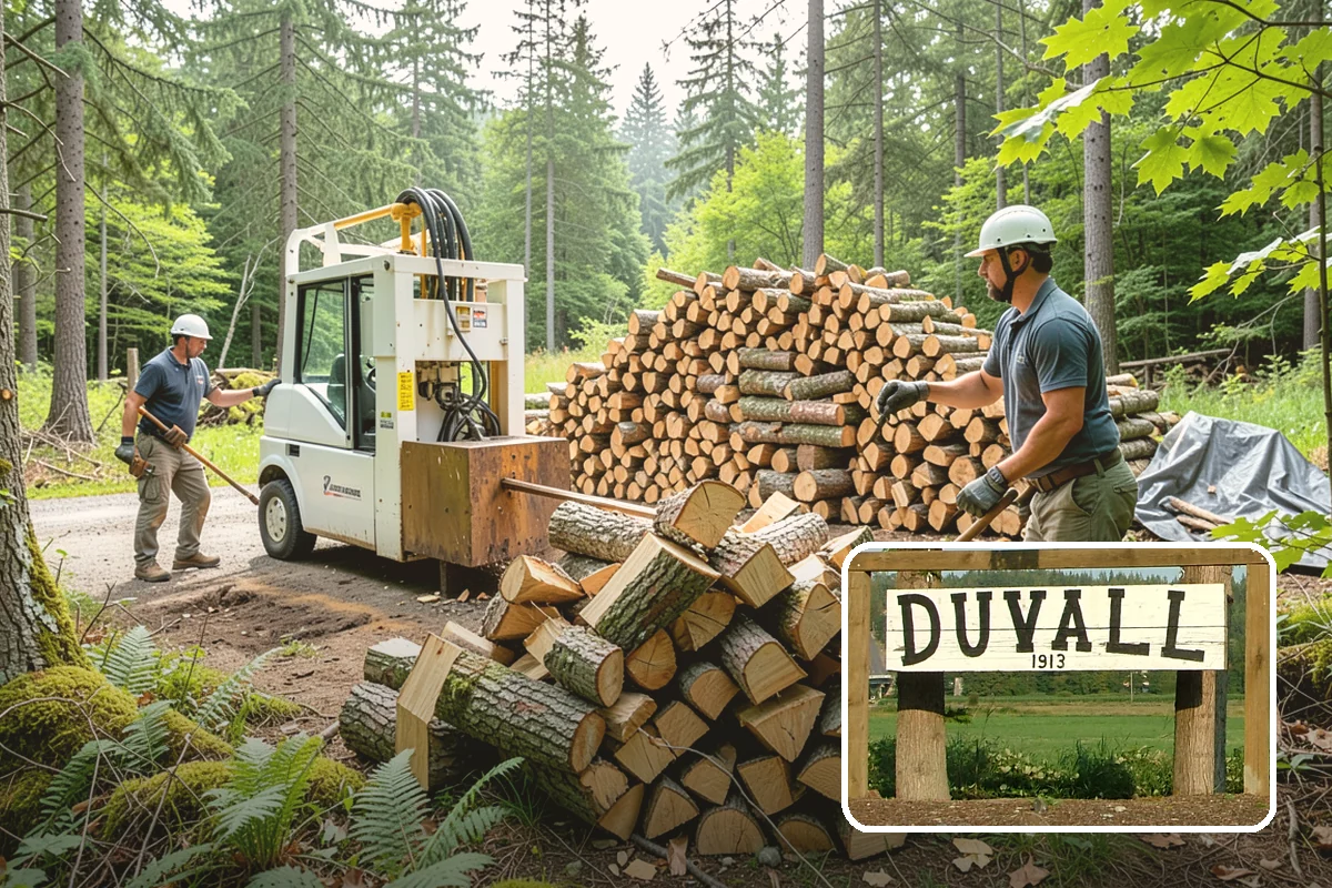 Bonfire Wood in Duvall, King County, WA - Larger splits build a substantial blaze