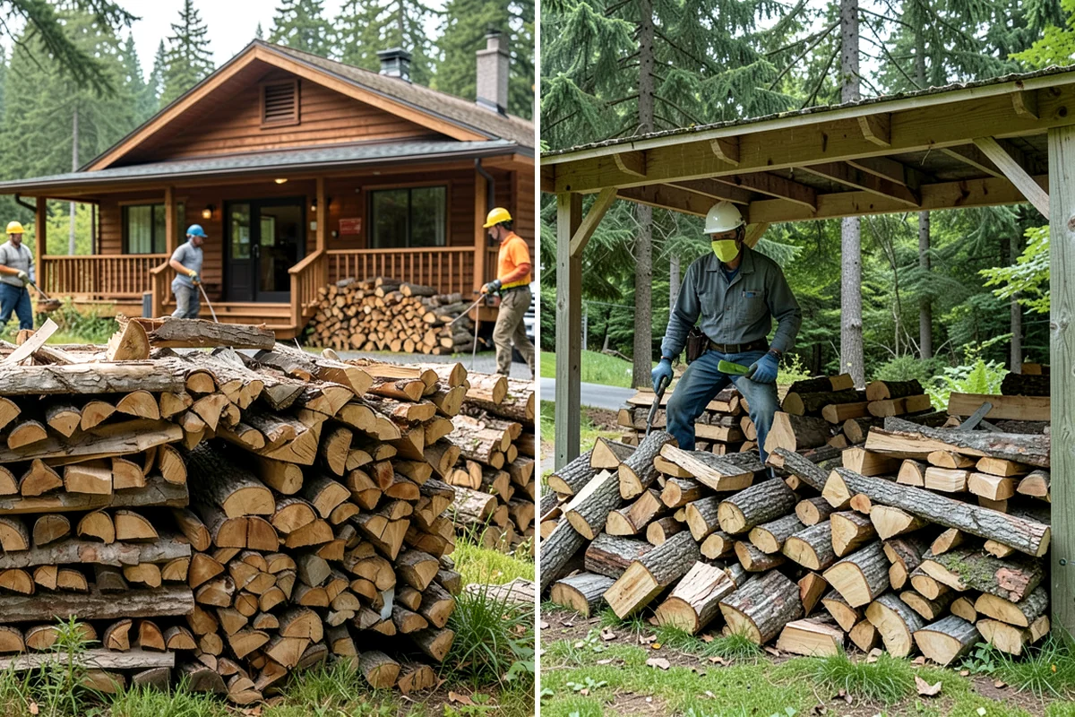 Bonfire Wood in Fircrest, Pierce County, WA - Discuss event size and wood volume