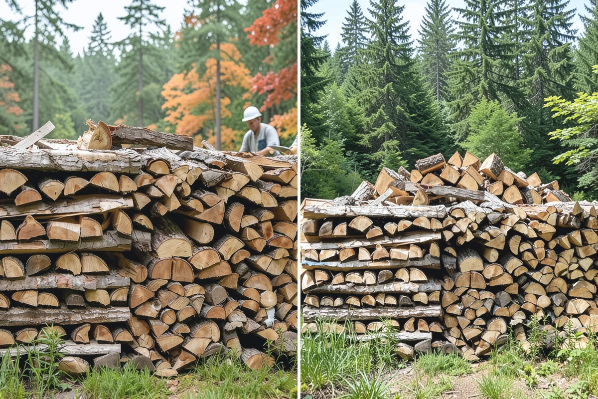 Bonfire Wood in Hamilton, Skagit County, WA - Discuss event size and wood volume