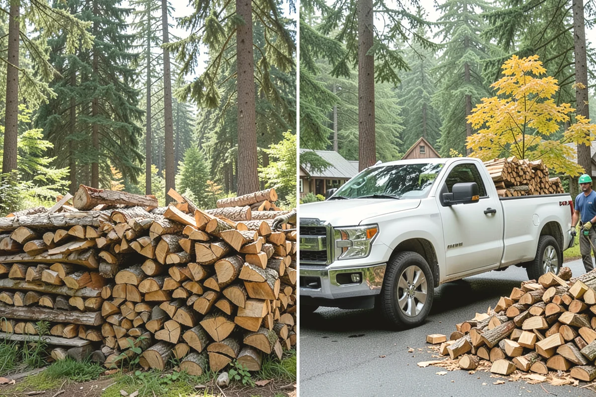Bonfire Wood in La Conner, Skagit County, WA - Discuss event size and wood volume