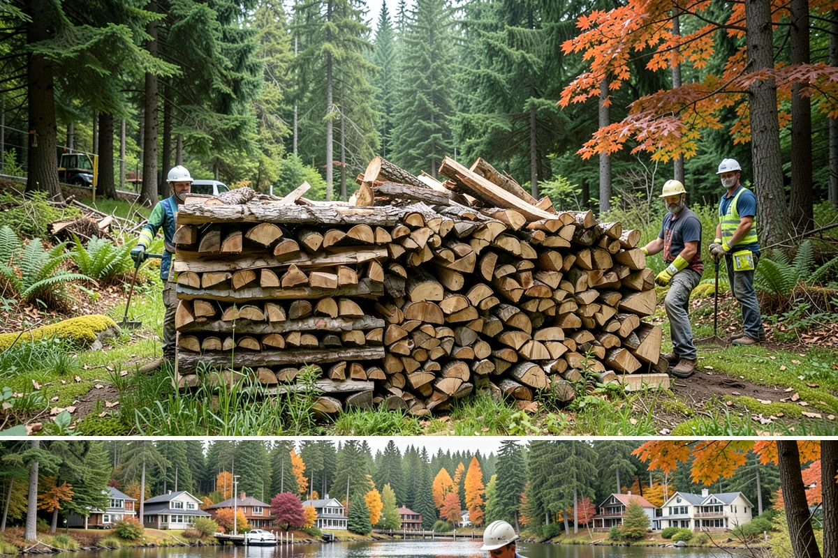 Bonfire Wood in La Conner, Skagit County, WA - Reserve bonfire wood ahead of summer and fall event season when demand is highest.