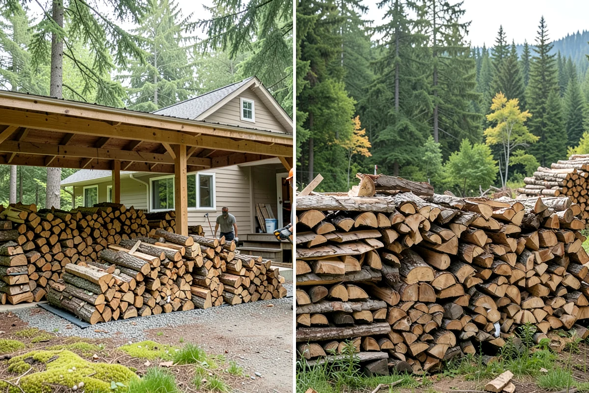 Bonfire Wood in Lake Forest Park, King County, WA - Discuss event size and wood volume
