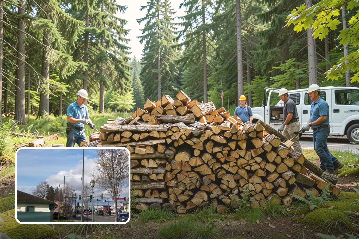 Bonfire Wood in Marysville, Snohomish County, WA - Larger splits build a substantial blaze