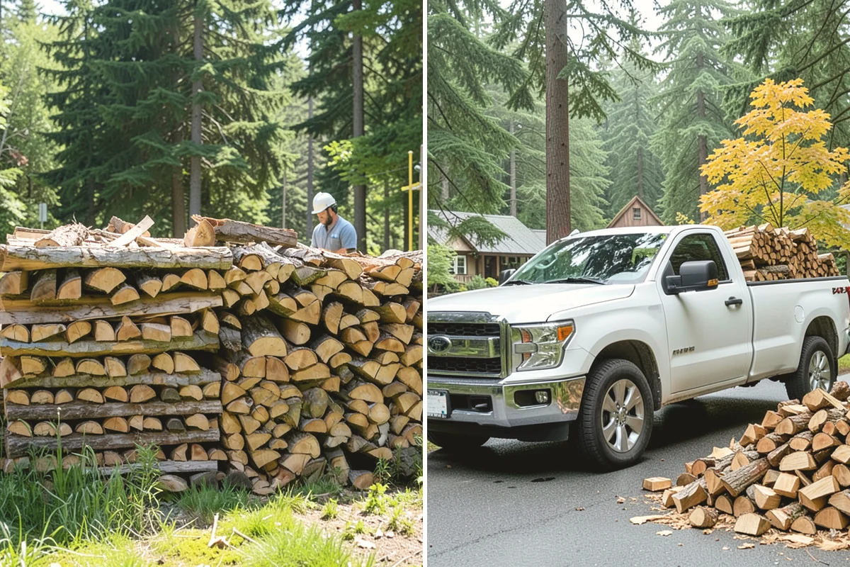 Bonfire Wood in Mill Creek, Snohomish County, WA - Discuss event size and wood volume