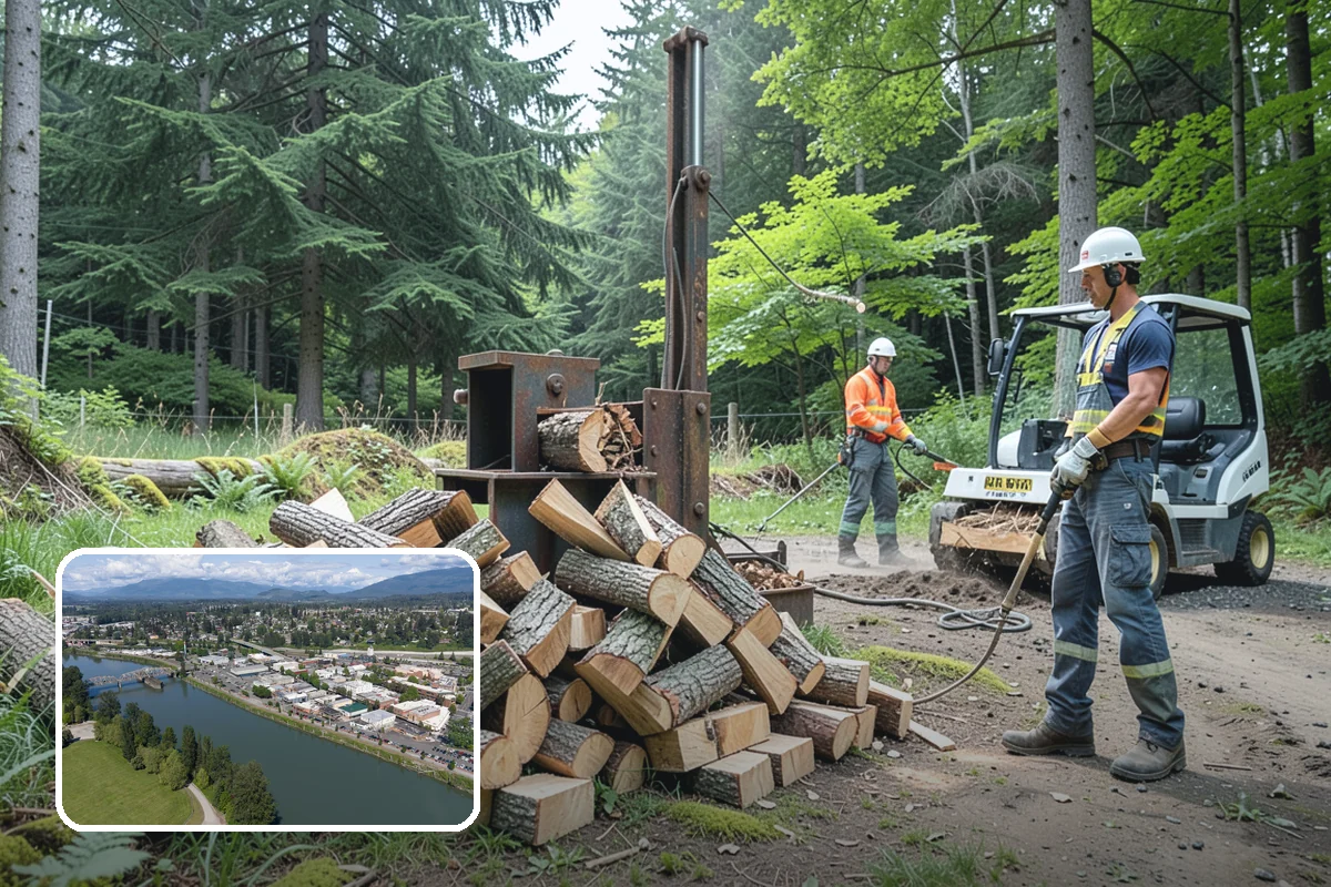 Bonfire Wood in Mount Vernon, Skagit County, WA - Larger splits build a substantial blaze