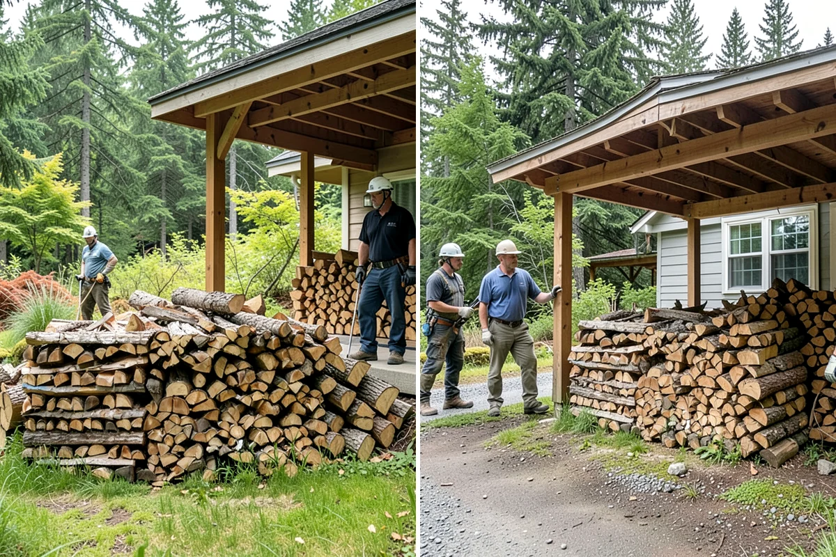 Bonfire Wood in Puyallup, Pierce County, WA - Discuss event size and wood volume