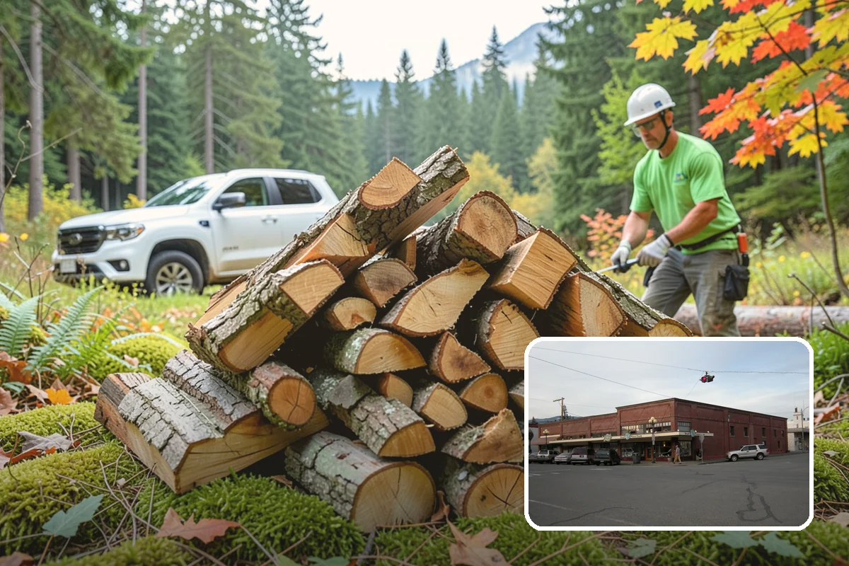 Bonfire Wood in Sedro-Woolley, Skagit County, WA - Larger splits build a substantial blaze
