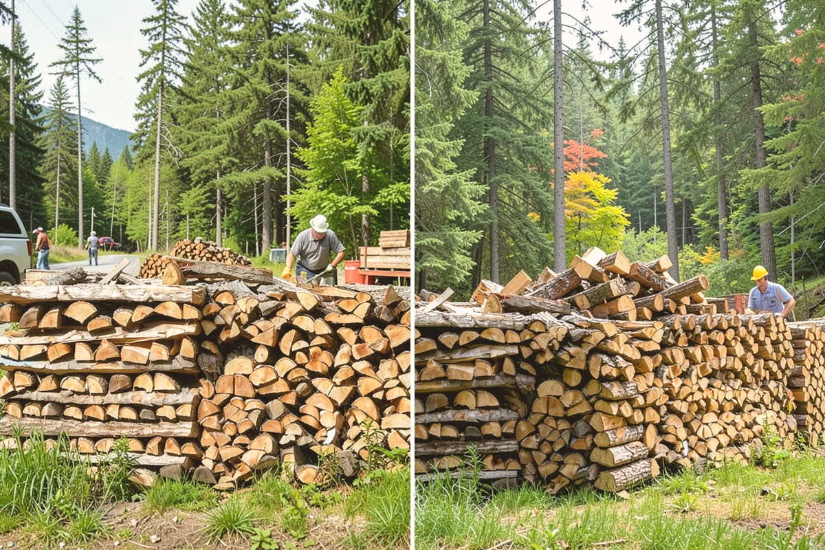 Bonfire Wood in Stanwood, Snohomish County, WA - Discuss event size and wood volume