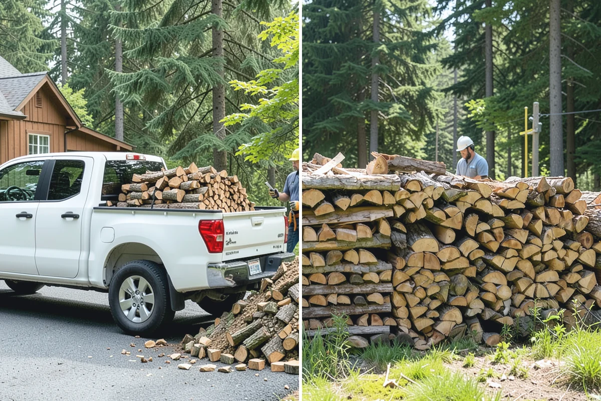 Bonfire Wood in Sumner, Pierce County, WA - Discuss event size and wood volume