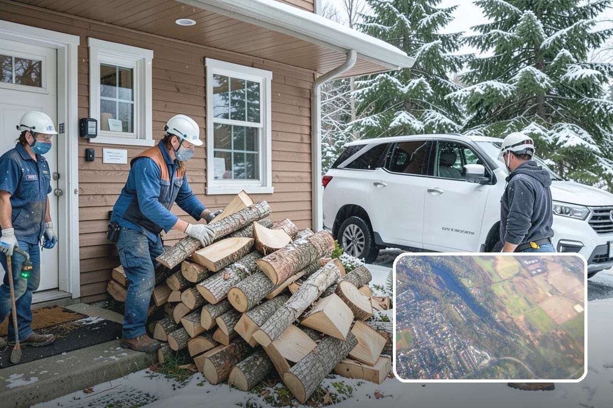 Brewery Firewood in Algona, King County, WA - Clean-burning wood that keeps patios busy in wet months