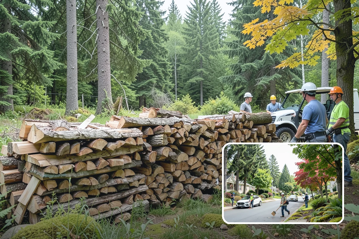 Brewery Firewood in Beaux Arts Village, King County, WA - Clean-burning wood that keeps patios busy in wet months