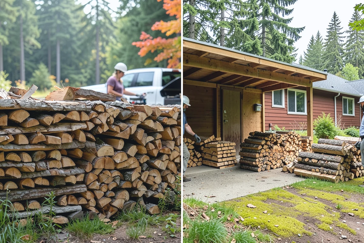 Brewery Firewood in Beaux Arts Village, King County, WA - Assess your patio fire features and burn volume