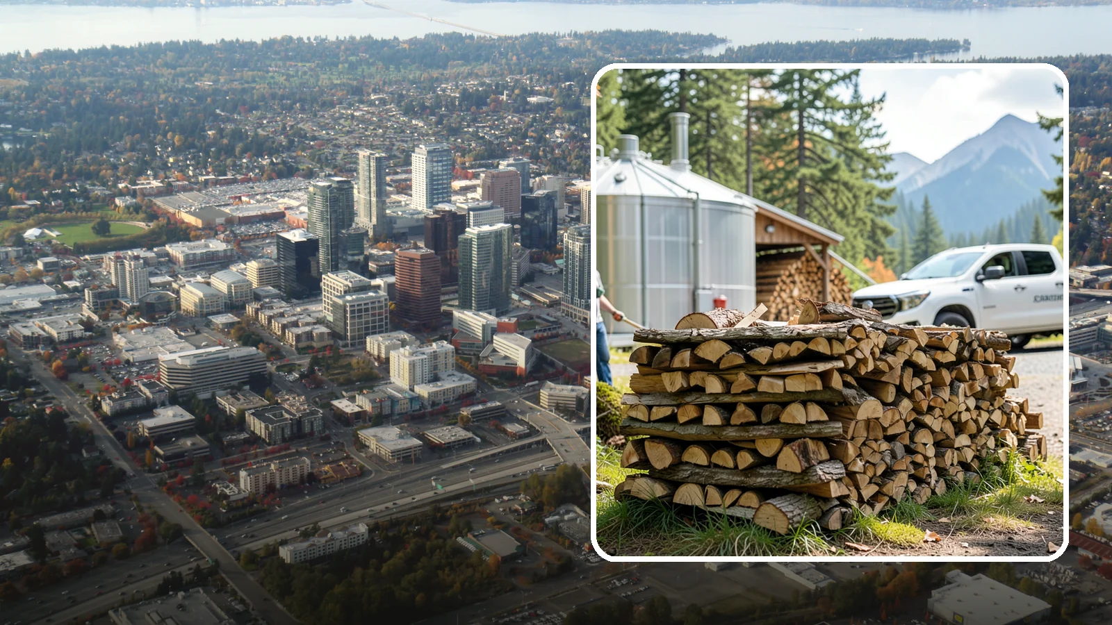 Brewery Firewood in Bellevue, King County, WA - We provide Pacific Northwest breweries and taprooms with seasoned firewood for patios, fire pits, and outdoor gathering spaces.
