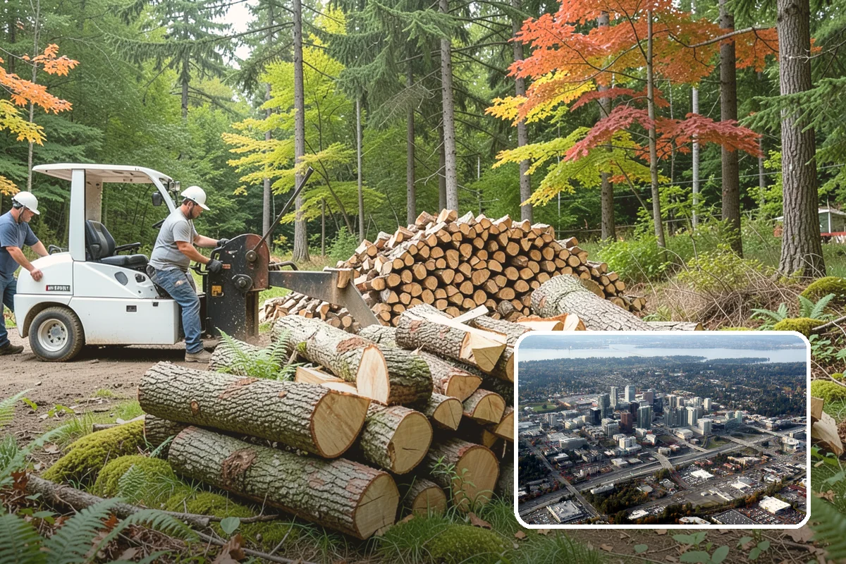 Brewery Firewood in Bellevue, King County, WA - Clean-burning wood that keeps patios busy in wet months