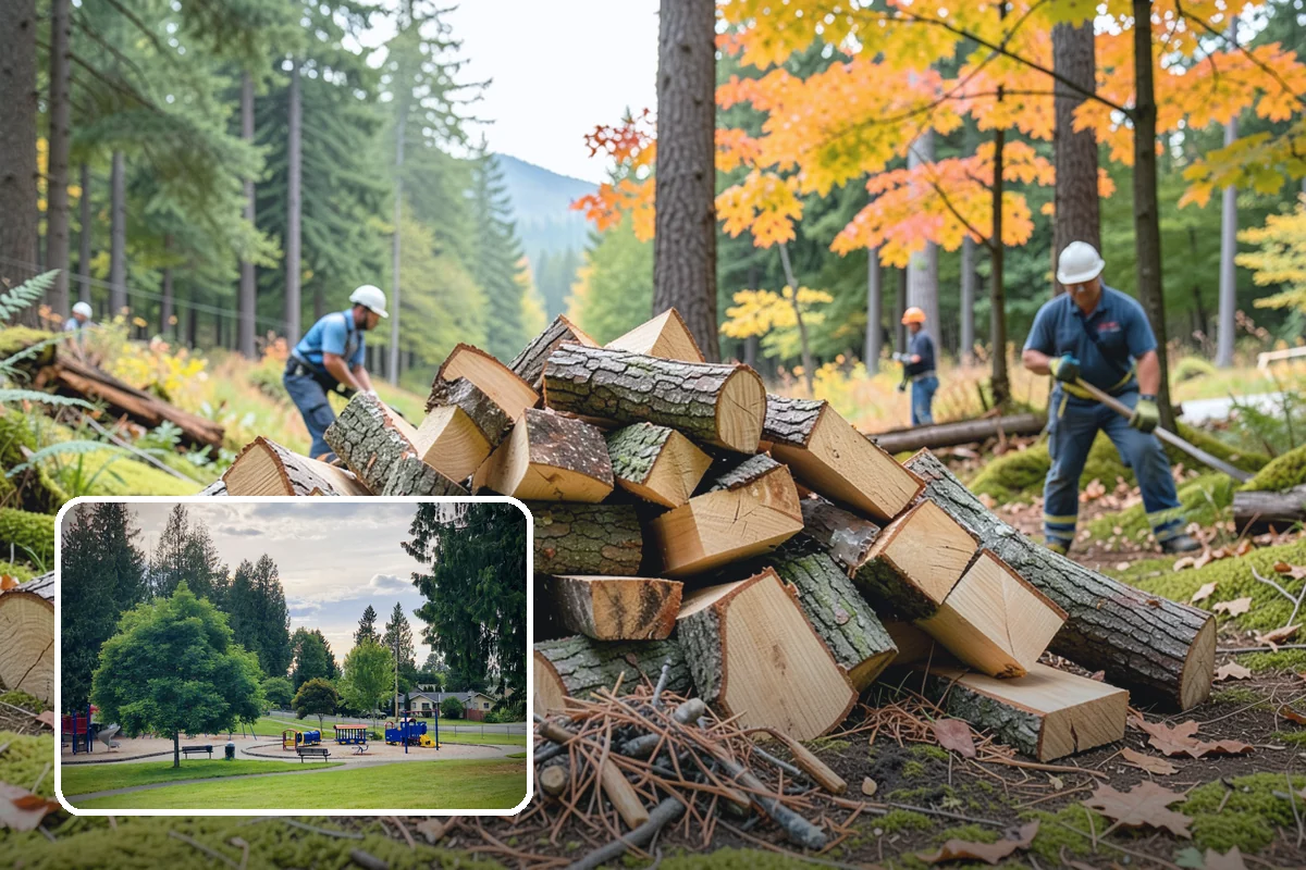 Brewery Firewood in Bonney Lake, Pierce County, WA - Clean-burning wood that keeps patios busy in wet months