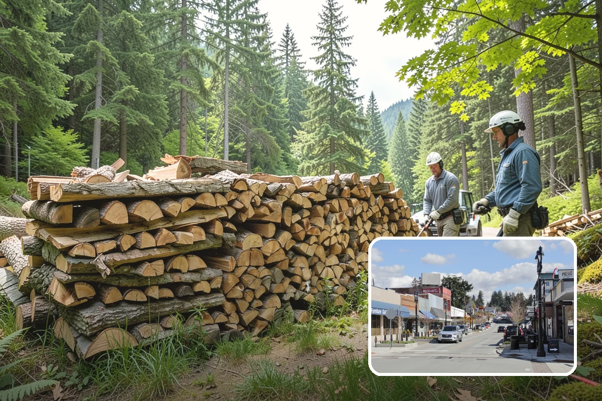 Brewery Firewood in Bothell, King County, WA - Clean-burning wood that keeps patios busy in wet months