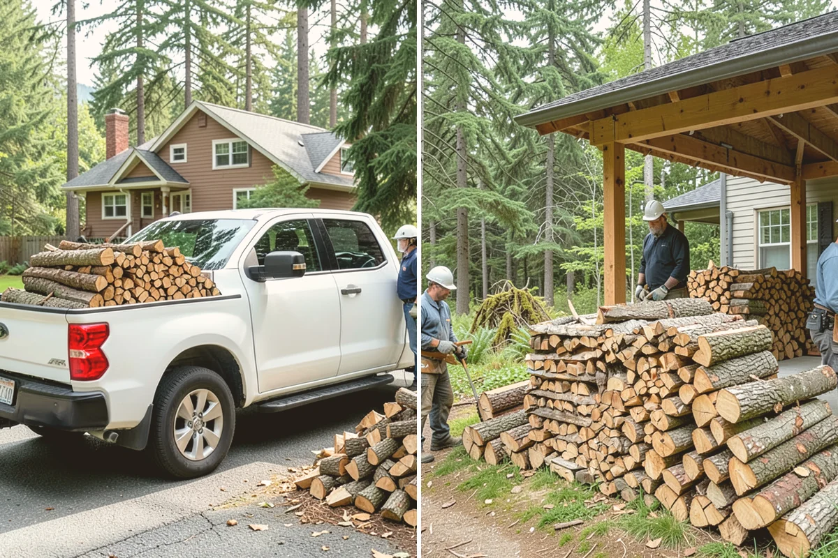 Brewery Firewood in Bothell, King County, WA - Assess your patio fire features and burn volume