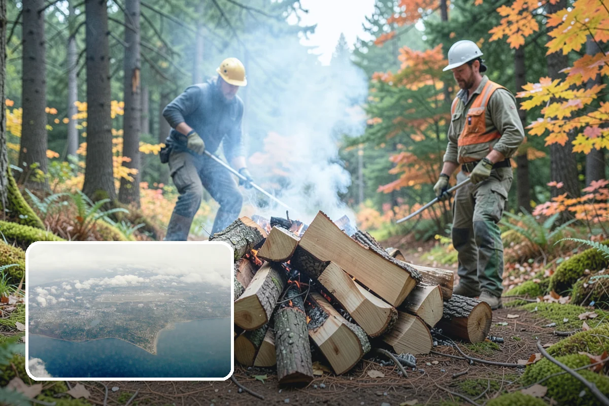 Brewery Firewood in Burien, King County, WA - Clean-burning wood that keeps patios busy in wet months