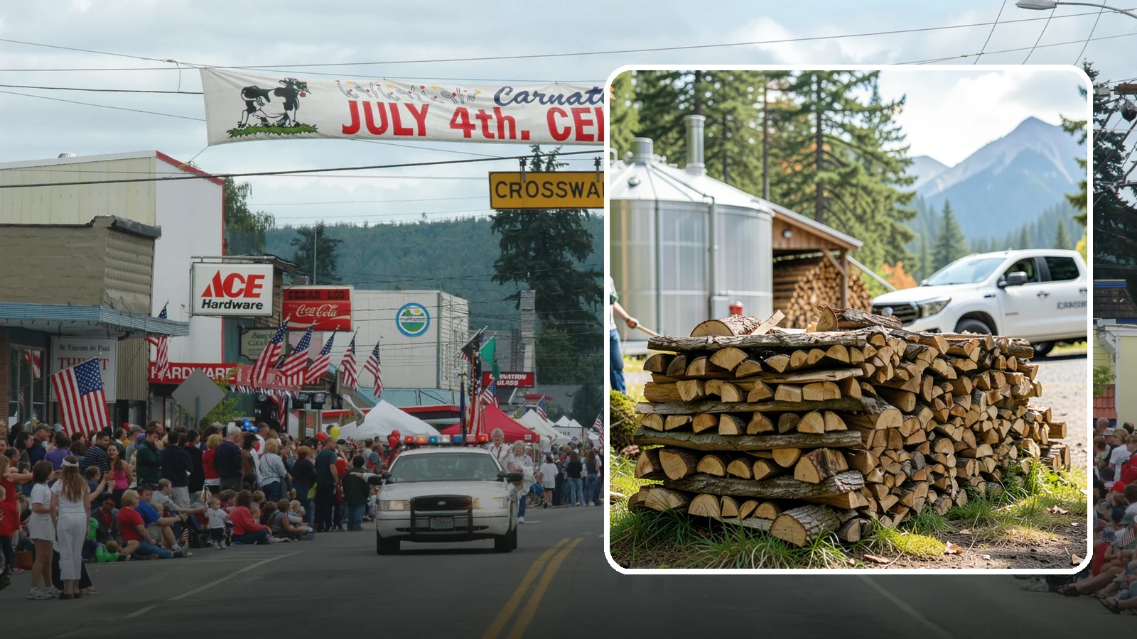 Brewery Firewood in Carnation, King County, WA - We provide Pacific Northwest breweries and taprooms with seasoned firewood for patios, fire pits, and outdoor gathering spaces.