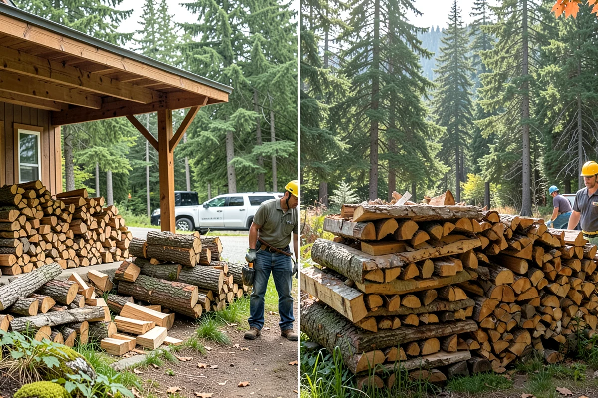 Brewery Firewood in Concrete, Skagit County, WA - Assess your patio fire features and burn volume