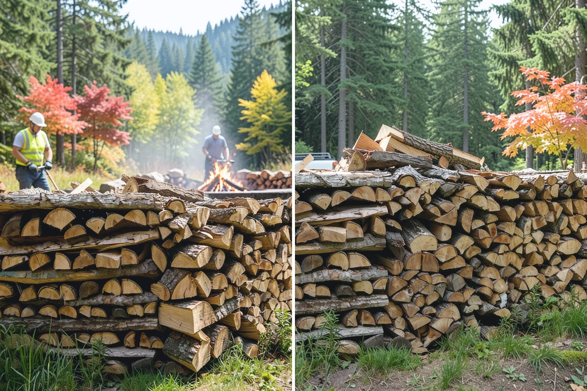 Brewery Firewood in Coupeville, Island County, WA - Assess your patio fire features and burn volume