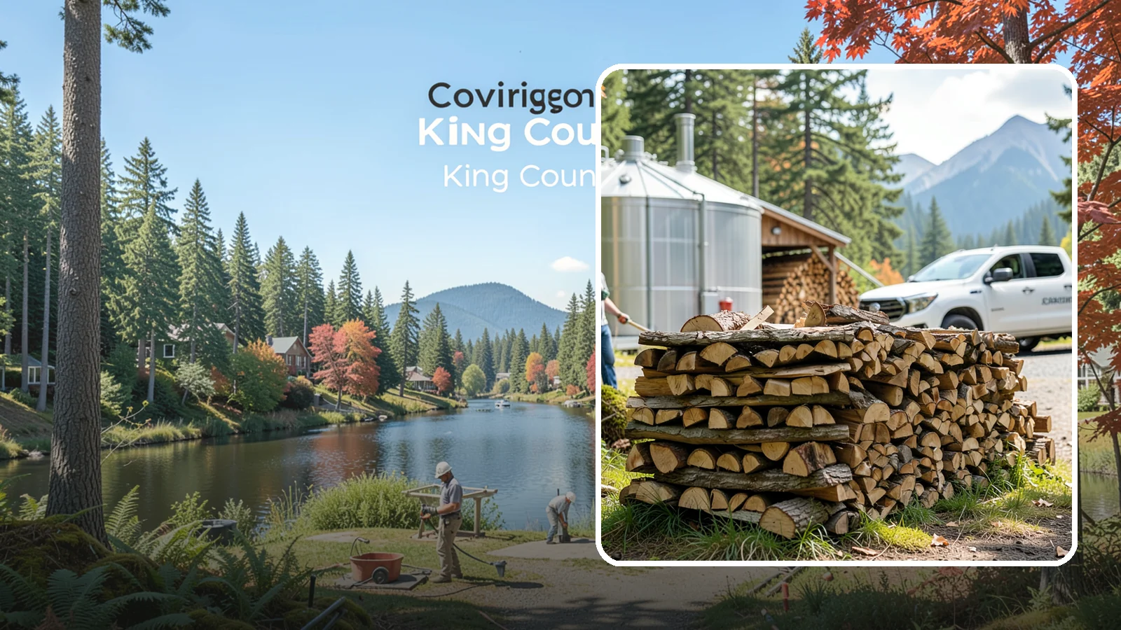 Brewery Firewood in Covington, King County, WA - We provide Pacific Northwest breweries and taprooms with seasoned firewood for patios, fire pits, and outdoor gathering spaces.