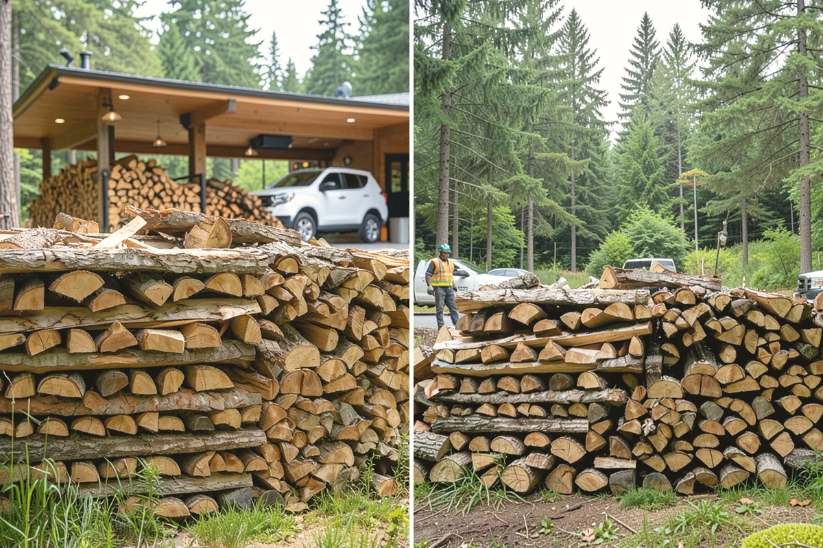 Brewery Firewood in Covington, King County, WA - Assess your patio fire features and burn volume