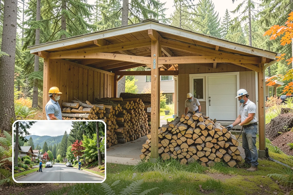 Brewery Firewood in Darrington, WA - Clean-burning wood that keeps patios busy in wet months