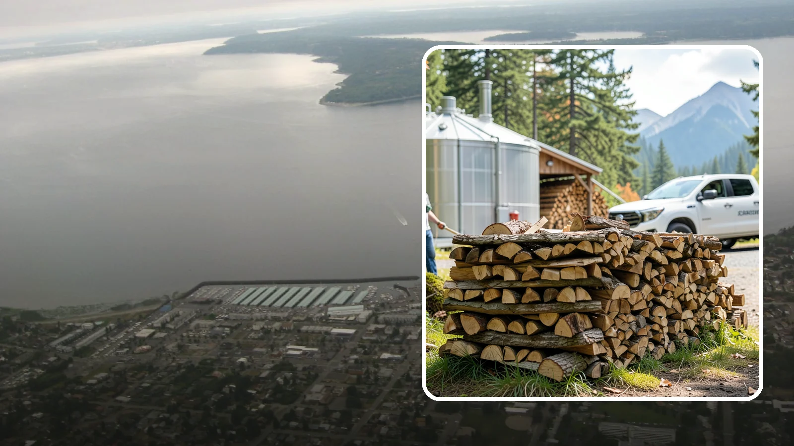 Brewery Firewood in Des Moines, King County, WA - We provide Pacific Northwest breweries and taprooms with seasoned firewood for patios, fire pits, and outdoor gathering spaces.