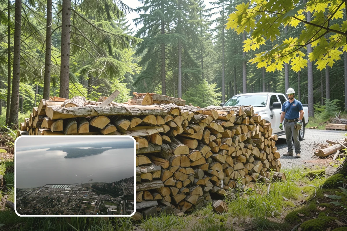 Brewery Firewood in Des Moines, King County, WA - Clean-burning wood that keeps patios busy in wet months