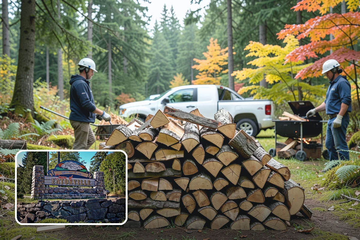 Brewery Firewood in Eatonville, Pierce County, WA - Clean-burning wood that keeps patios busy in wet months