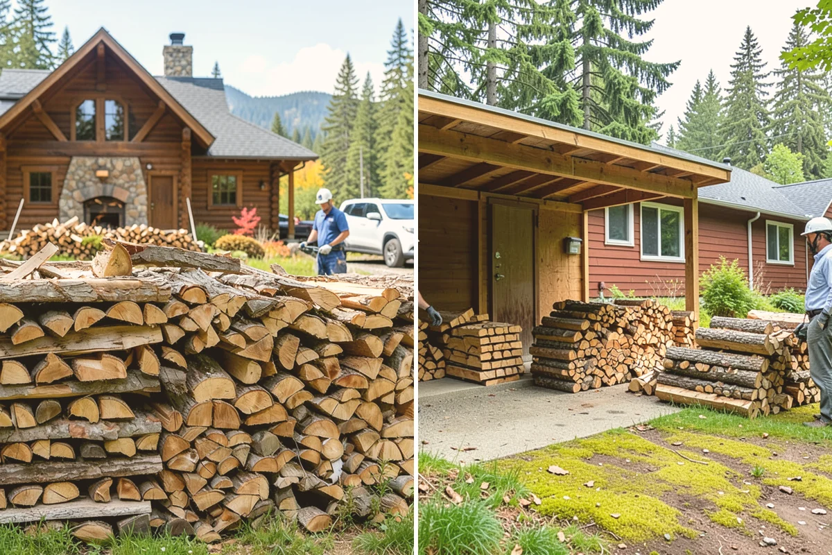 Brewery Firewood in Eatonville, Pierce County, WA - Assess your patio fire features and burn volume