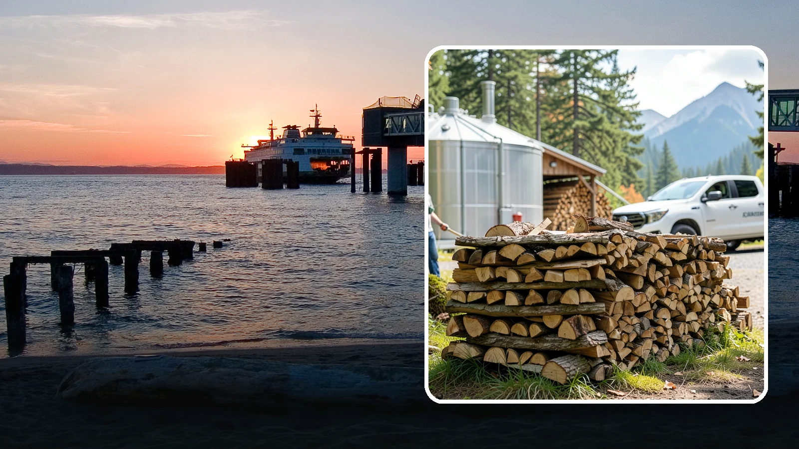 Brewery Firewood in Edmonds, Snohomish County, WA - We provide Pacific Northwest breweries and taprooms with seasoned firewood for patios, fire pits, and outdoor gathering spaces.