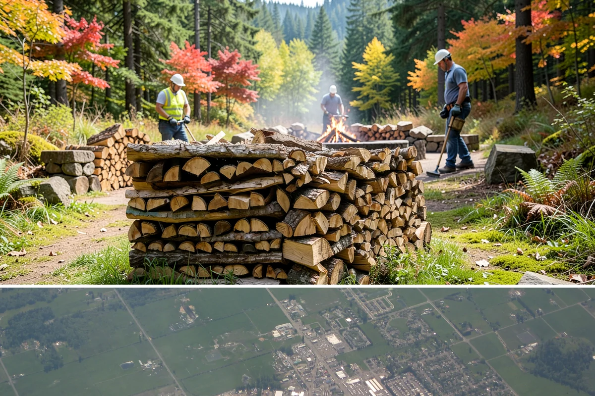 Brewery Firewood in Enumclaw, King County, WA - Keep patios stocked through fall and winter when the fire pits keep guests outside.