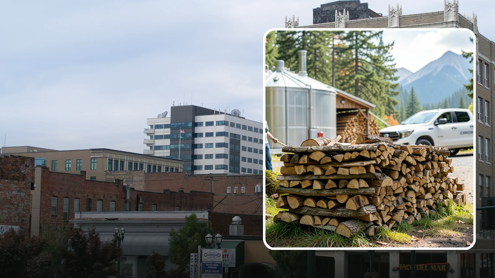 Brewery Firewood in Everett, Snohomish County, WA - We provide Pacific Northwest breweries and taprooms with seasoned firewood for patios, fire pits, and outdoor gathering spaces.